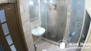 Woman pooping in Toilet 164