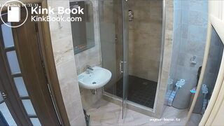 Woman pooping in Toilet 164