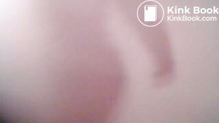 Woman pooping her diaper