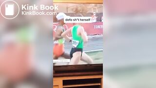 Panty Poop while running