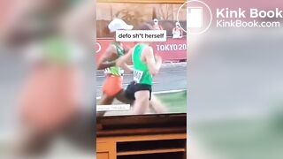 Panty Poop while running