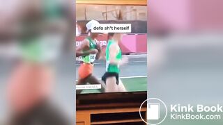 Panty Poop while running