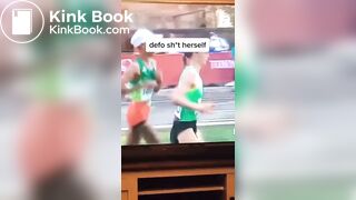 Panty Poop while running