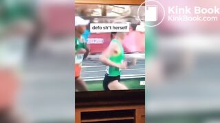 Panty Poop while running