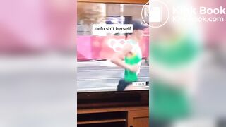 Panty Poop while running