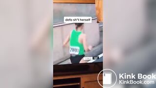 Panty Poop while running