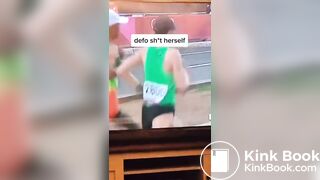 Panty Poop while running