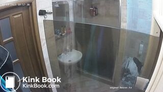 Woman pooping in Toilet 198