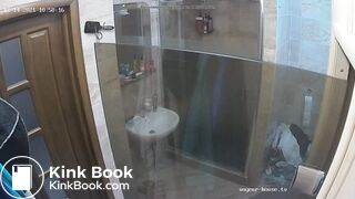 Woman pooping in Toilet 198