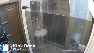 Woman pooping in Toilet 198