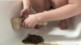 Sexy Shit Dildo jerk