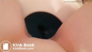 Self filming her poop at home