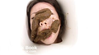 piece of shit on her pretty face