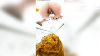 She shitted all kinds of shit