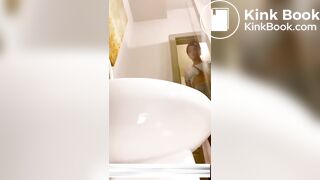 BD Chained to her toilet + toilet slavery