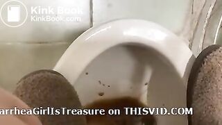 girl diarrhea selfie - video 6
