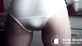 Girl white panty poop - video 3