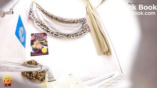 Toilet voyeur at the popular female café bar.