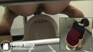 Japanese pooping male toilet