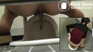 Japanese pooping male toilet