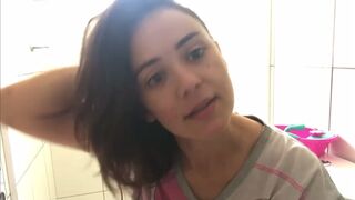 Talking and Pooping (morning poop)