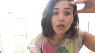 Talking and Pooping (morning poop)