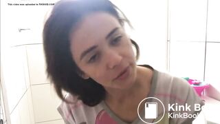 Talking and Pooping (morning poop)