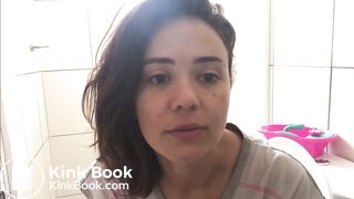 Talking and Pooping (morning poop)