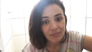 Talking and Pooping (morning poop)