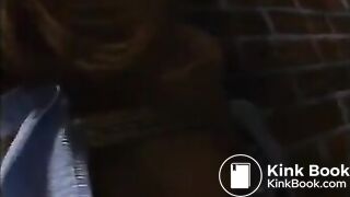 Tied-up office lady gets half-liter 50% glycerin enema