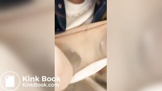 japanese pretty girl pooping selfie 1