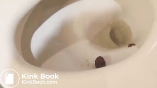 Babe gets oiled up to shit