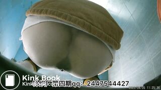 The girl defecated heavily in the toilet 20 - video 2