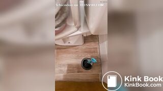 Girl has bad Diarrhea at work