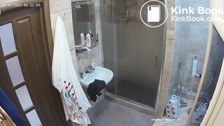 Woman pooping in Toilet 153