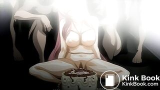 Girl eats cum cake [Scat Hentai]