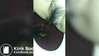 Monica poops on a toilet 2