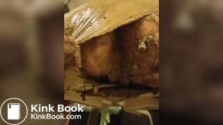 playing inside shitty panties and pussy