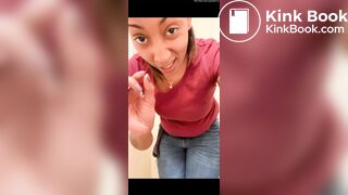 Ebony has to boo boo bad, drops big turd