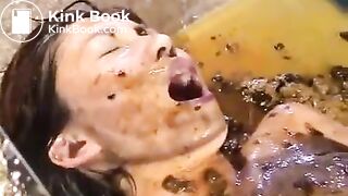 Japanese toilet slave play