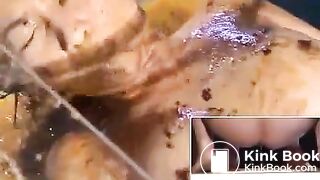 Japanese toilet slave play