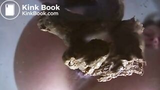 Woman shits on losers face