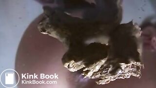 Woman shits on losers face