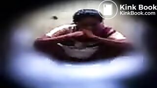 Sri lankan Women Shit scat toilet spy