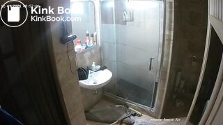 Woman pooping in Toilet 150