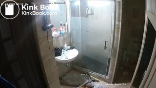 Woman pooping in Toilet 150