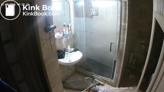 Woman pooping in Toilet 150