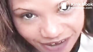 collage girl pooping - video 3