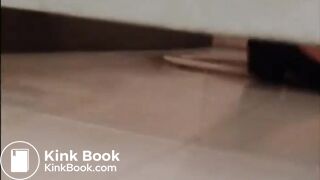 Sick jap girl has urgent diarrhea