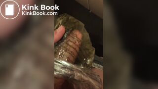 Playing with horse shit